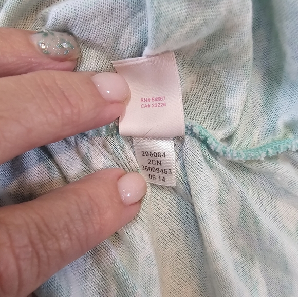 Victoria’s Secret Green Ruched Casual Dress XS Cotton Modal - Picture 8 of 10